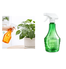 Çok Amaçlı Fısfıs Çiçek Sulama Şeffaf Su Sprey Şişesi 500 ML