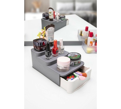 Compact Çekmeceli Ve Standlı Düzenleyici- Makyaj Organizeri Compact Çekmeceli Ve Standlı Düzenleyici- Makyaj Organizeri
