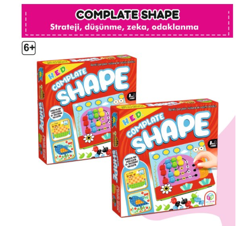 Complate Shape Renklerle Zekanı Konuşturma Oyunu