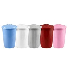 Çöp Kovası 70 Lt Plastik Çöp Kovası Kapaklı Büyük Boy Çöp Bidonu Dayanıklı Çöp Kovası