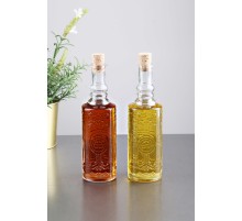 Dekor Yağdanlık - Sirkelik Şişe 2li Set