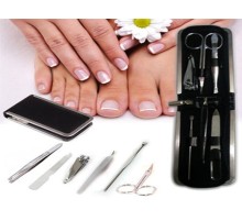 Deri Çantalı 6 Parça Manikür Seti