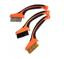 Dev Boy 3 Lü Detay Temizlik Fırça Seti  Araba -Mutfak Ocak - Fayans Temizlik Fırça