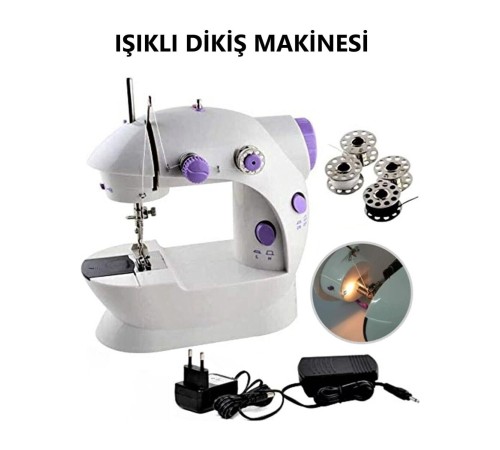 Dikiş Makinesi Mini Pedallı Elektrikli Dikiş Makinesi Mini Pedallı Elektrikli