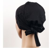 Dikişsiz Bağlamalı Tesettür Bone - Bağlamalı Bandana