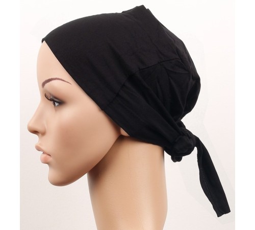 Dikişsiz Bağlamalı Tesettür Bone - Bağlamalı Bandana Dikişsiz Bağlamalı Tesettür Bone - Bağlamalı Bandana