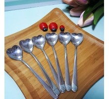 Dondurma Kaşığı - Kalpli (6Adet)