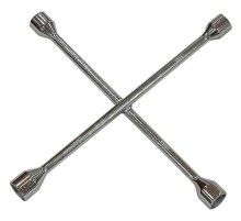 Dörtlü Bijon Anahtarı Krom Çelik Tam Profesyonel Lokmalı Bijon Tüm Araçlar İçindir