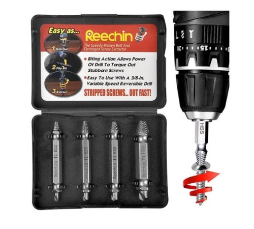 Easy Out 4lü Sökme Takımı - Hasar Görmüş Vida Çıkarıcı Easy Out 4lü Sökme Takımı - Hasar Görmüş Vida Çıkarıcı