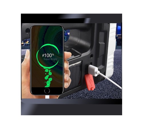 El Feneri Solar Panelli Ledli Powerbank Cob Fener