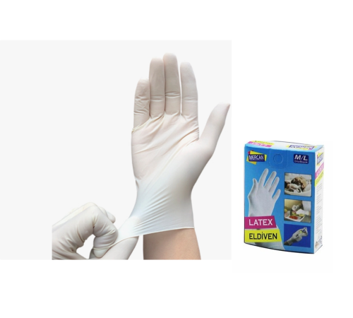 Eldiven Latex Eldiven Muayene Eldiveni M/L