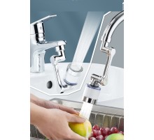 Filtreli Kireç Hapsedici Robotik Kol Musluk Başlığı - Mutfak Banyo Musluk Uzatma Aparatı Ucu