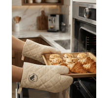 Fırın Eldiveni Isıya Dayanıklı Termo Astarlı LÜX Fırın Eldiveni