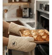 Fırın Eldiveni Isıya Dayanıklı Termo Astarlı LÜX Fırın Eldiveni