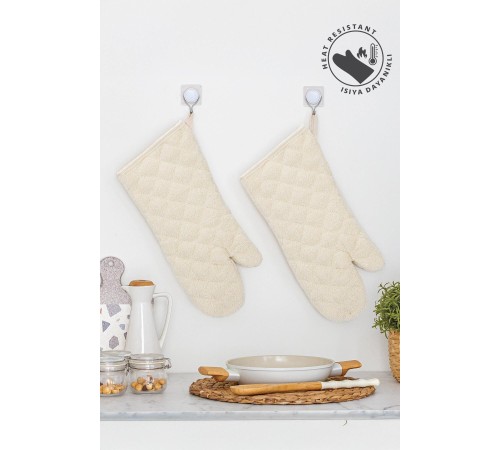 Fırın Eldiveni Isıya Dayanıklı Termo Astarlı LÜX Fırın Eldiveni