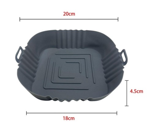 Fritöz Afryer Ve Fırın Silikon Pişirme Matı 20 Cm kare
