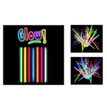 Glow Stick 20cm Fosforlu Kırılan Çubuk (10 Adet)