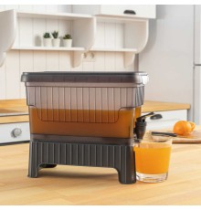 Gri Buzdolabı İçi Musluklu Ayaklı Su -Limonata - İçecek Sebili Piknik Bidonu 4 LT