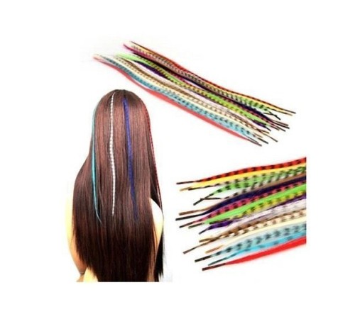Hair Feather Saç Tüyü - Asorti Hair Feather Saç Tüyü - Asorti