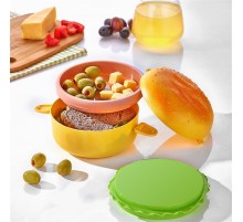 Hamburger Görünümlü Beslenme ve Saklama Kabı