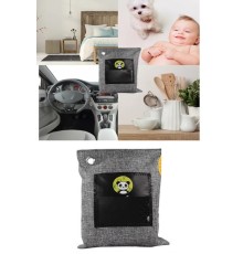 Hava Temizleme Torbası 200g Araba- Dolap- Banyo- Evcil Hayvan Koku Giderici- Bambu Kömür Koku Emici