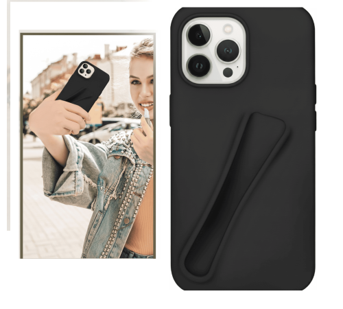 iPhone 16 Pro Max Lip Gloss Kılıf Siyah