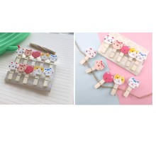 İpli Mandallı Kedili Fotoğraf Albümü Kedi Kafası Şekilli Mandal