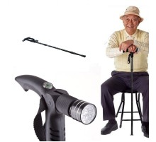 Işıklı & Pusulalı Katlanabilir Baston