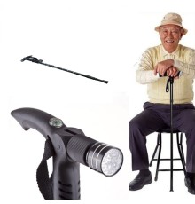 Işıklı & Pusulalı Katlanabilir Baston