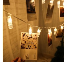 Işıklı Mandallı Fotoğraf Albümü 20li