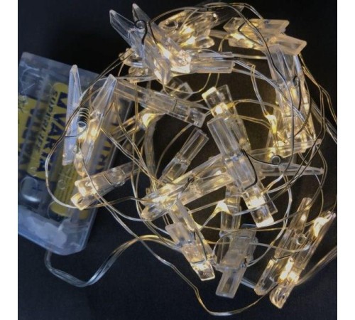 Işıklı Mandallı Fotoğraf Albümü 5M - 30 LED Işıklı Mandallı Fotoğraf Albümü 5M - 30 LED