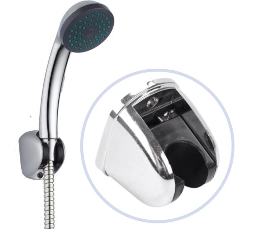 Kademeli Plastik Duş Başlığı Fiskiyesi Askısı Mafsalı Tutacağı