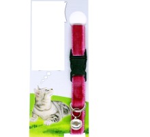 Kadife Dokulu Ayarlanabilir Çıngıraklı Kedi Tasması