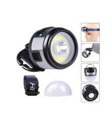 Kafa Lambası Kafa Feneri Şarjlı Profesyonel COB Fener 7 Modlu