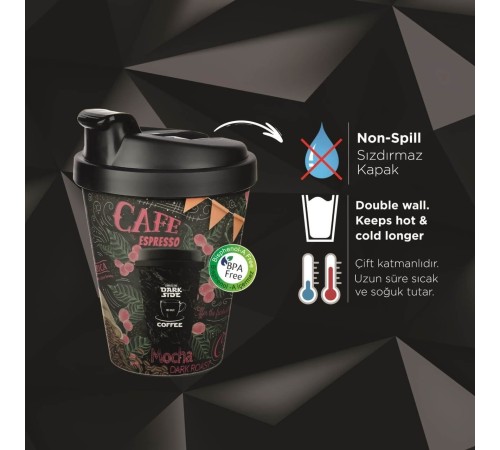Kahve Bardağı - Termoslu 400ml - 13,5 oz Kahve Bardağı - Termoslu 400ml - 13,5 oz