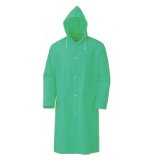 Kapşonlu Cepli Lüx Yağmurluk Haki Yeşil - Standart Beden 2XL