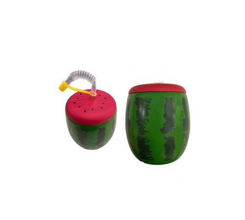 Karpuz Tasarımlı Pipetli Suluk 900 ML Karpuz Tasarımlı Pipetli Suluk 900 ML