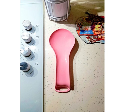 Kaşık Kepçe Altlığı - Pembe Kaşık Kepçe Altlığı - Pembe