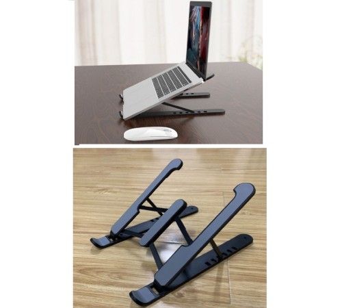 Katlanabilir Laptop Standı - Kaydırmaz Kademe Ayarlı Laptop Tablet Tutucu Katlanabilir Laptop Standı - Kaydırmaz Kademe Ayarlı Laptop Tablet Tutucu