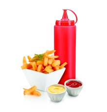 Ketçap Şişesi - 1000ML Dev Boy Kırmızı