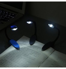 Kitap Okuma Işığı Led Booklight Kıskaçlı Pilli Model Led Işık