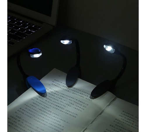 Kitap Okuma Işığı Led Booklight Kıskaçlı Pilli Model Led Işık Kitap Okuma Işığı Led Booklight Kıskaçlı Pilli Model Led Işık