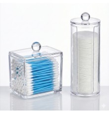 Kulak Çubuğu ve Makyaj Pamuğu Organizeri Set