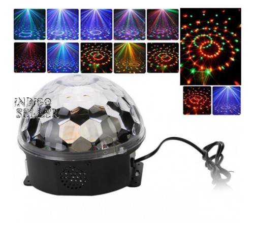 Kumandalı Kristal Led RGB Disko Topu Kumandalı Kristal Led RGB Disko Topu