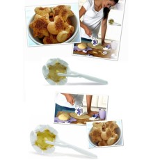 Kurabiye Ruleti - Çiçek - Kalp - Üçgen - Muffin şekillerinde Kurabiye Şekillendirici