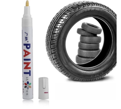 Lastik Yazı Kalemi - Beyaz Lastik Yazı Kalemi - Beyaz