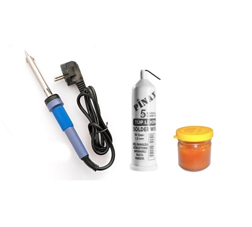 Lehim Havya 40w - Kalem Havya -  Değiştirilebilir Uç TÜP - TEL SET