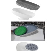 Lotus Sabunluk Çift Kademeli Giderli Vantuzlu Drenaj Katı Sabunluk