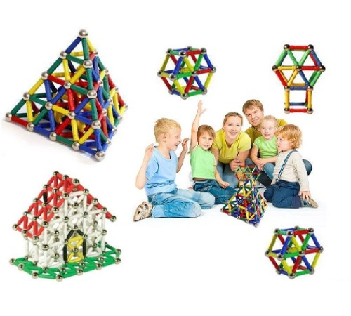 Magnastix 222 Parça Manyetik Lego Seti Magnastix 222 Parça Manyetik Lego Seti