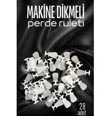 Makine Dikmeli Perde Düğmesi Perde Ruleti Perde Düğmesi 28 Adet